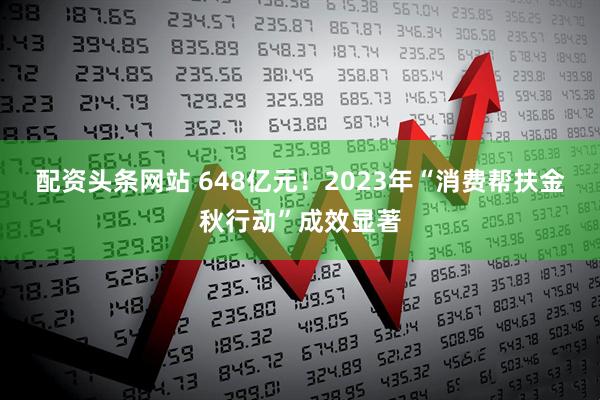 配资头条网站 648亿元！2023年“消费帮扶金秋行动”成效显著